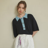 Cool Washable Venezia Collar Knit_3Color