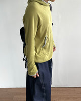 Gets High-neck Waffle Hoodie