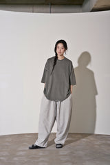 ビンテージ P. ダイイングカットアウト 1/2 ボックスT (Khaki)