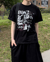 ブラグルプリントオーバーフィットショートスリーブTシャツ