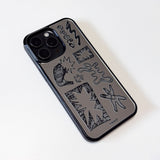 NEWTOPIA_BioDoodle Bumper Mirror Phone Case (BK)