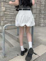 Cloud Puff Pumpkin Mini Balloon Skirt & Belt SET (2 colors)