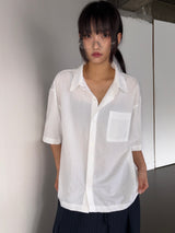 Overshy Waffle Short Sleeve Shirt 5color
