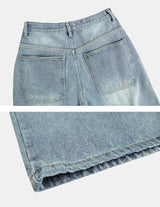 Milk Washing Wide Denim Pants