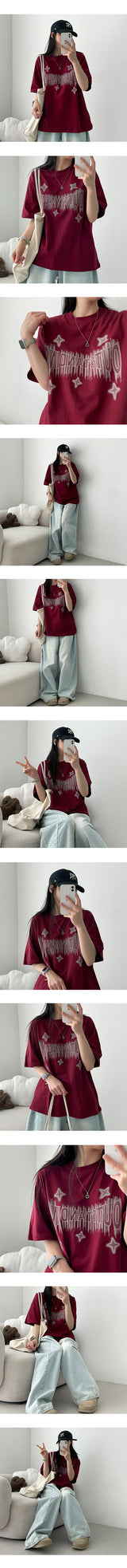 Vite スターレタリング半袖Tシャツ