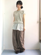 Cotton Nut Half Knit