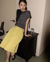 COWL NECK SLEEVELESS (BLACK)