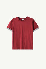 ロリー カラー マッチング ロールアップ Tシャツ