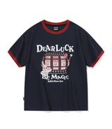 ラッキーデイクロップリンガーTシャツ