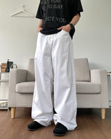 ベーシックコットンワイドパンツ