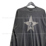 Rスターピグメントルーズフィット長袖Tシャツ