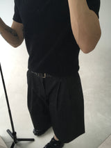 herring bermuda denim slacks(2colors)