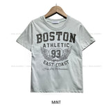 93 プリンティドスリム半袖Tシャツ