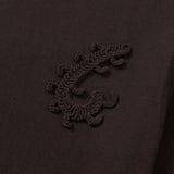 Weaving stem T-shirts / Brown