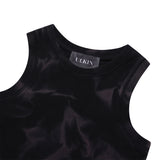 【24SS LSD COLLECTION】レディース ブリーチウォッシングタンクトップ_ブラック