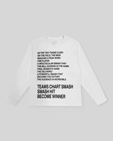 Smash Crop Lettering Long Sleeve