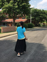 ニューエラレタリングクロップショートスリーブTシャツ (5c)