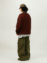 TE Vintage Washing Cargo Banding Pants