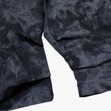 tiedye capri cargo shorts_black