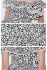 rirri 2025 Spring-Summer  オフショルダーコットンフローラルワンピース