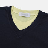 ボード レイヤリング ハーフ Tシャツ (round-neck)