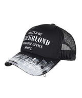 BBD Smoke Painted Workshop Trucker Mesh Cap (Black)