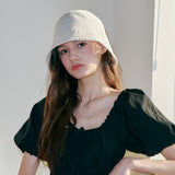 Heart Hole Bucket Hat (Cream)