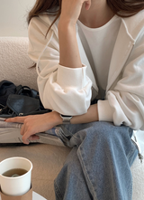 [Lè made/7,000 Sold] Lè madeエブリ ジップアップ フーディ/ 5カラー