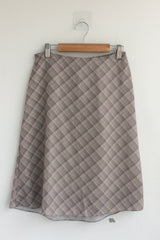 More cross checkered skirt