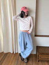 belted sweat pants 