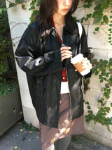 Penka Leather Field Jacket