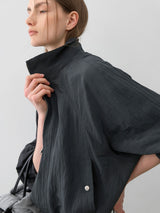 (JP-572)CREASE HIGH NECK JUMPER