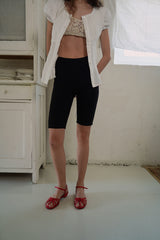 Corsage strap sandal_red