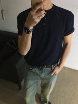 [A-P0137] バックバンドレギュラーデニムパンツ(Beige Tin)