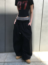 Dio Check Sagging Sweatpants (2c)