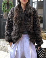 Lucy Collar Eco Fur Jacket
