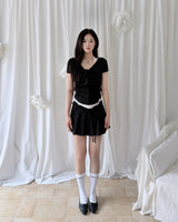 Candy Lace Button Sleeveless Top
