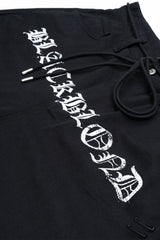 BBD No Sympathy Wide Cotton Pants (Black)