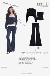 モダンシルエットトレーニングセット (TOP+PANTS)