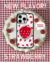 STRAWBERRY MAGSAFE GLASS PHONECASE