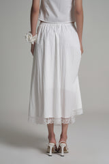  Angel lace skirt, Ivory