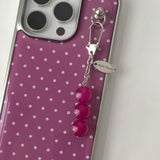 dot silver bumper case [purple]