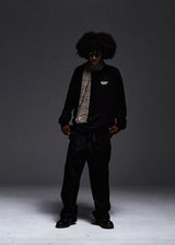 GRAPHIC PIGMENT LONG SLEEVE (BLACK)