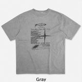 オフセット ヴィンテージ レタリング 半袖Tシャツ