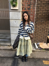 YWD チュールロングドレス (3color)