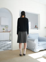 FRILL POCKET T (BLACK)
