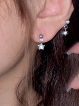 pleat star piercing