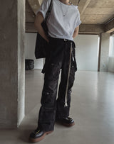 Rogueteen Strap Cargo Denim Pants