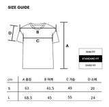MUGUNGHWA ピグメントTシャツ