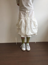 Serena Balloon Midi Skirt (3color)